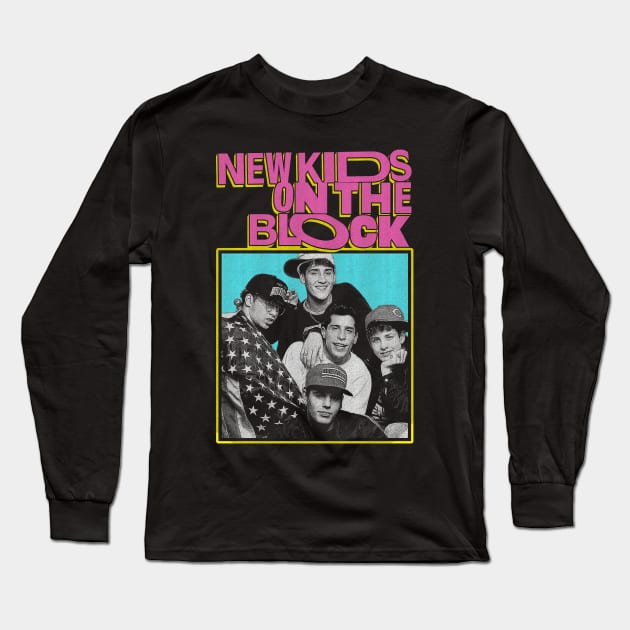 Vintage NKOTB Band Music Long Sleeve T-Shirt by Noisyloud